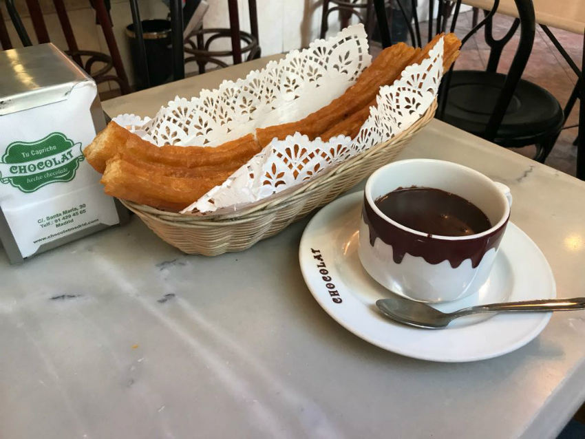 Dove mangiare churros e cioccolata a Madrid?
